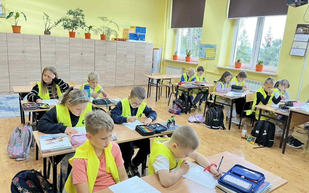 Odblaskowy test wiedzy