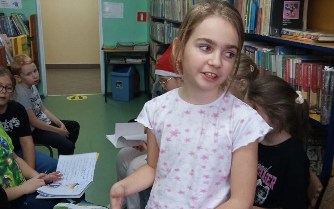 Spotkanie w bibliotece klasy III