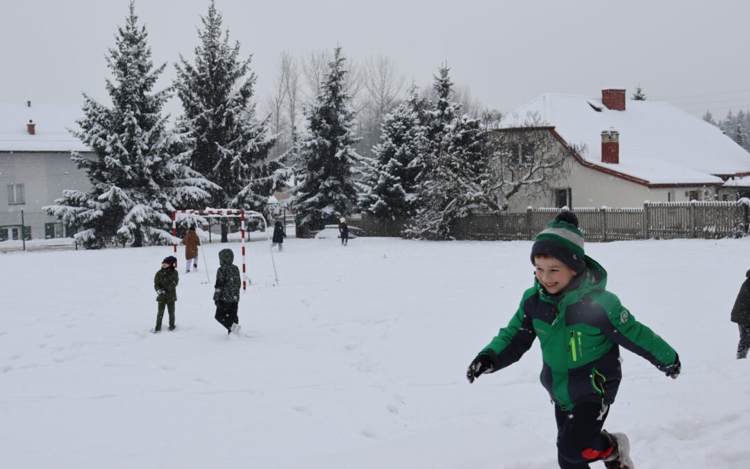 W zimowej aurze… zajęcia świetlicowe