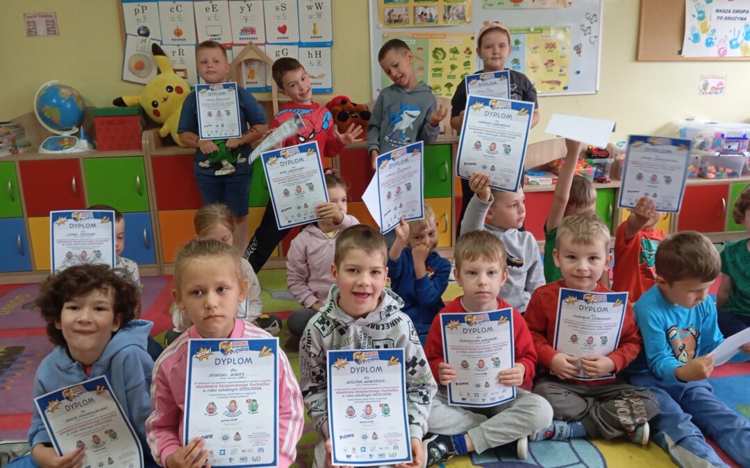Realizacja projektu „Bezpiecznie z Puchatkiem” w grupie Starszaków