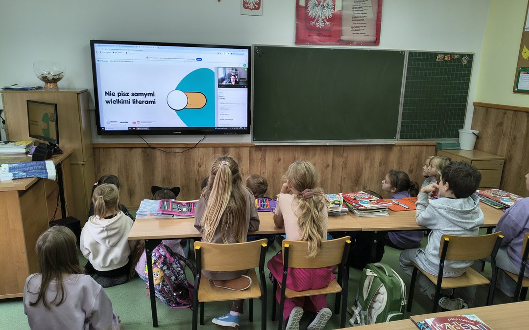 Sprawozdanie z webinarium „Cyberlekcje 3.0 – Netykieta” dla klas I–III