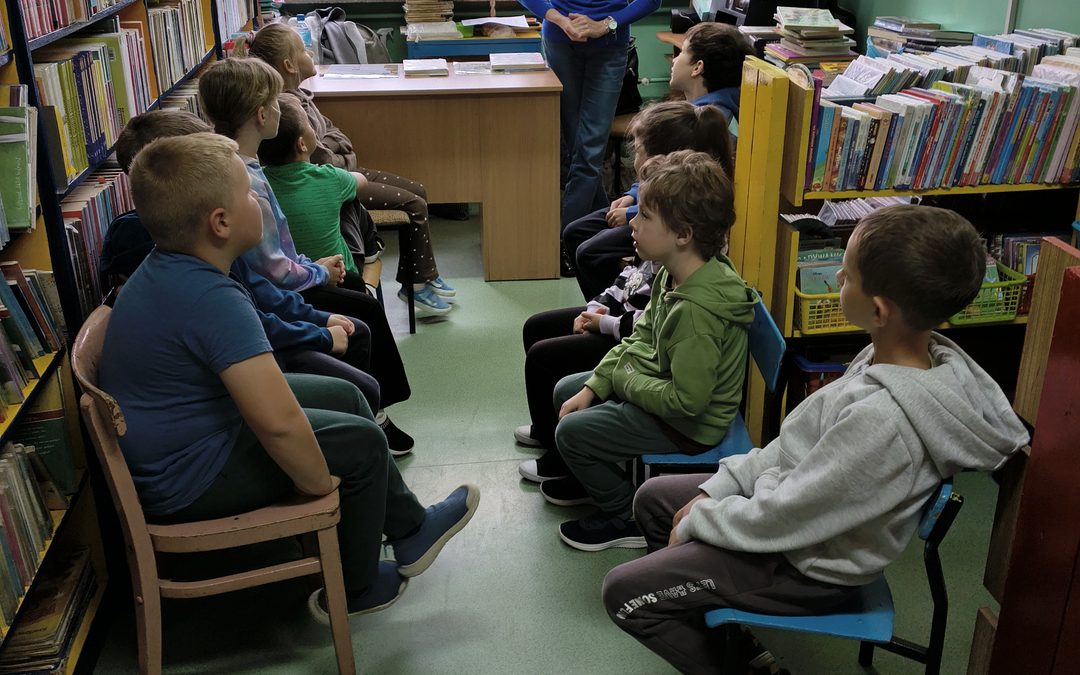 Sprawozdanie z pasowania uczniów klasy I na czytelników biblioteki szkolnej