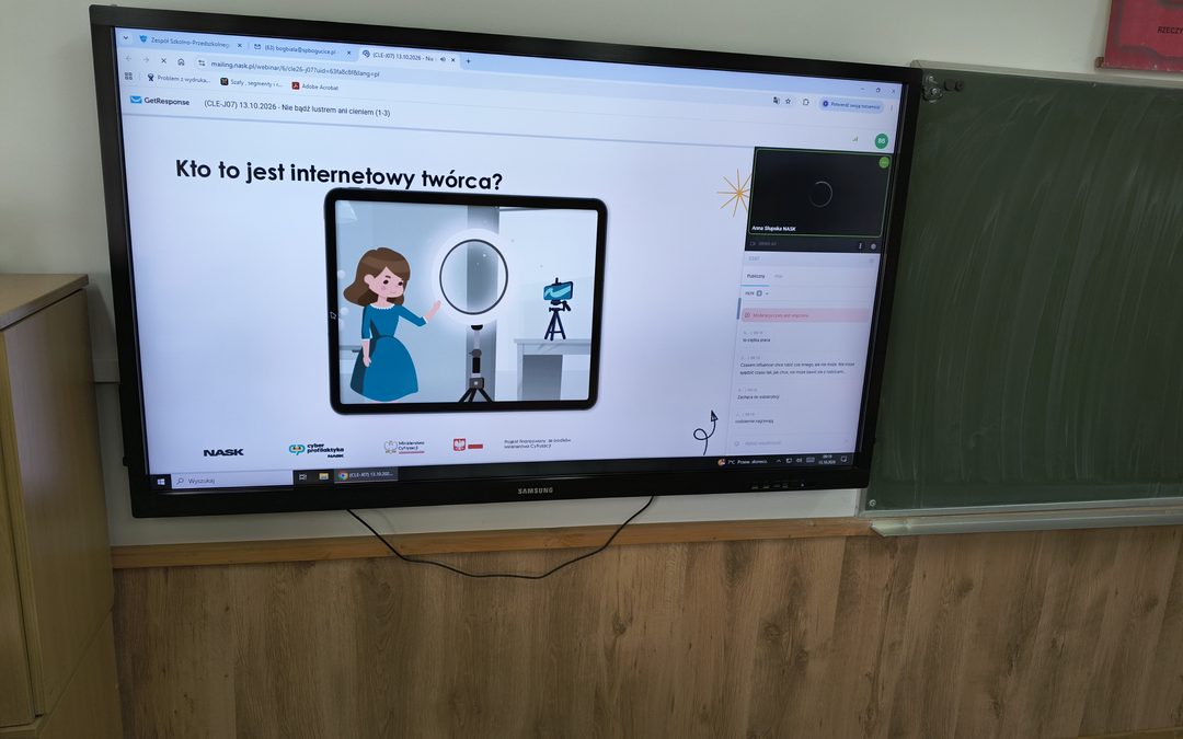 Sprawozdanie z webinarium dotyczącego Cyberprofilaktyki